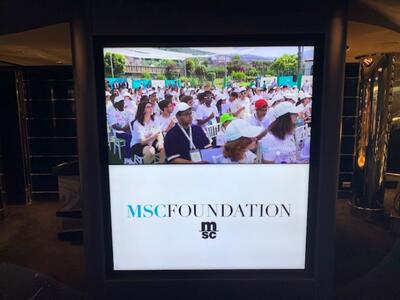 MSC Foundation kiosk 